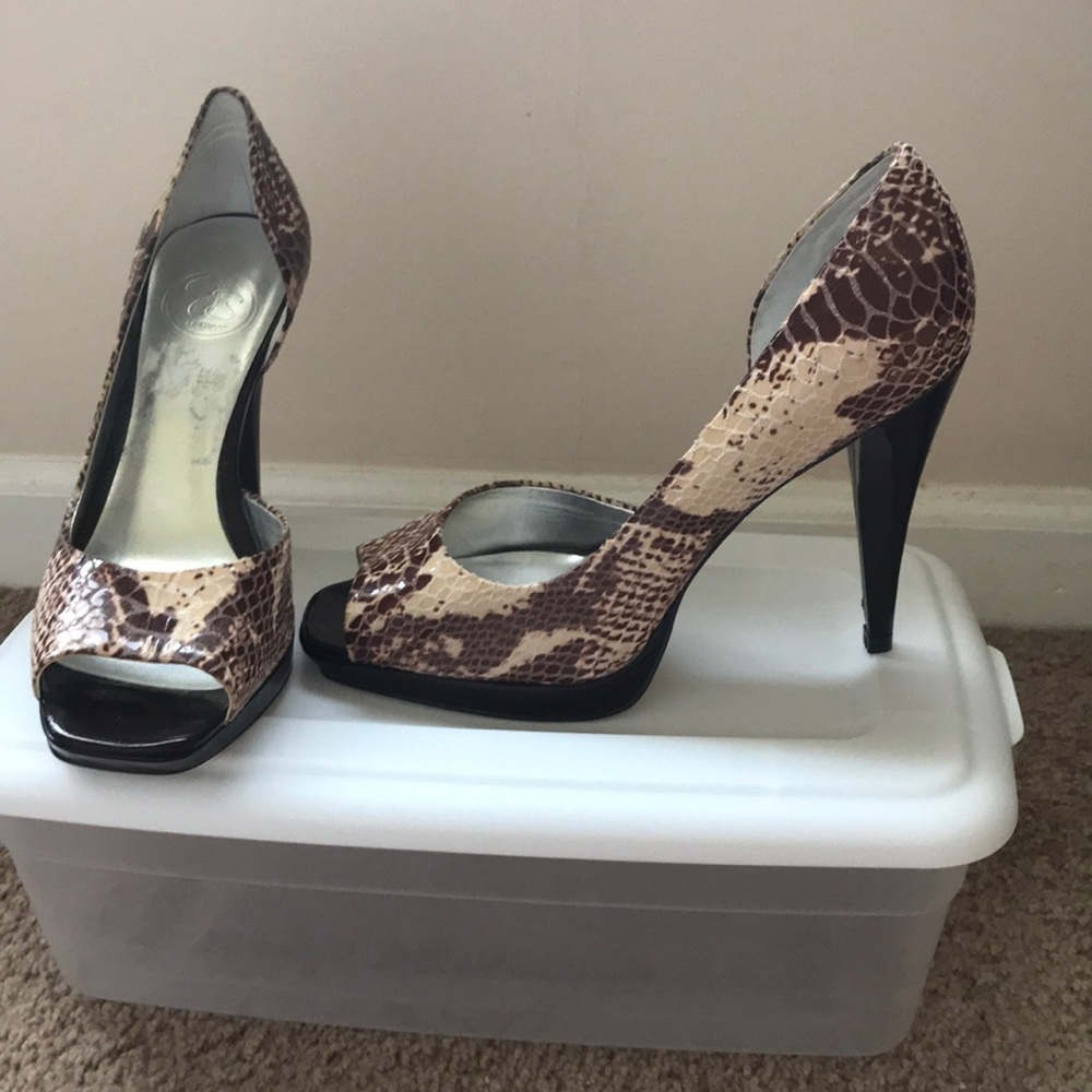 Jessica Simpson Open Toe Heels